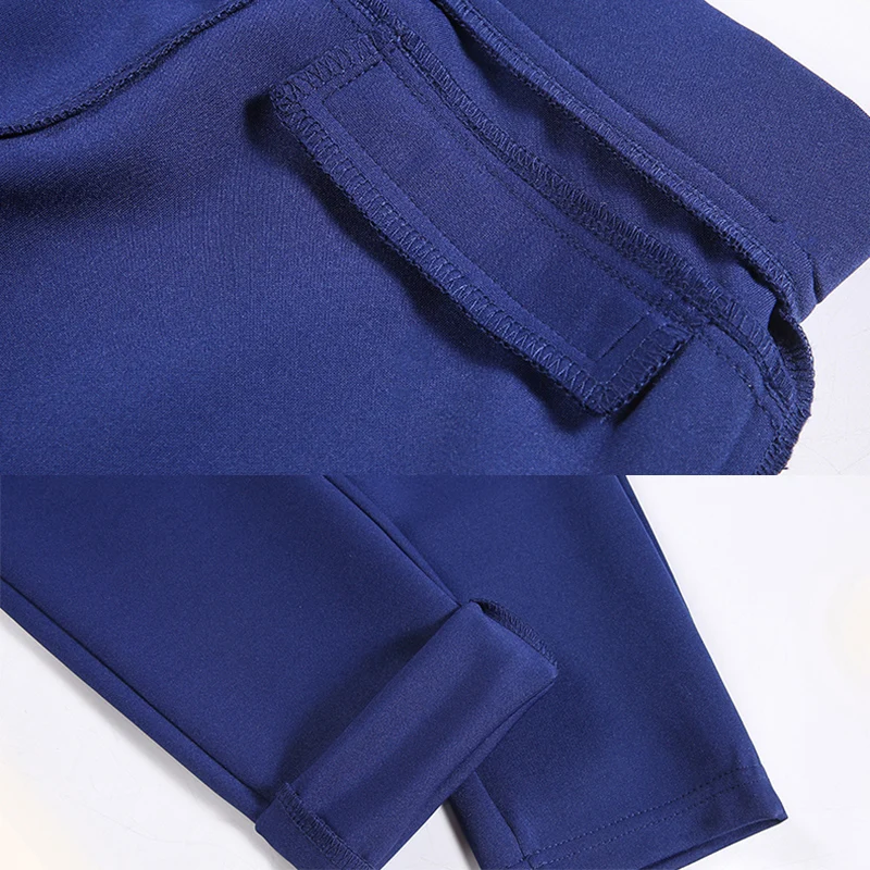 

2021 Spring Women Plus Size Casual Pants Lady High Waist Red Slacks Casual Pants Female Fashion Slim Fit Pencil Stretch Trousers
