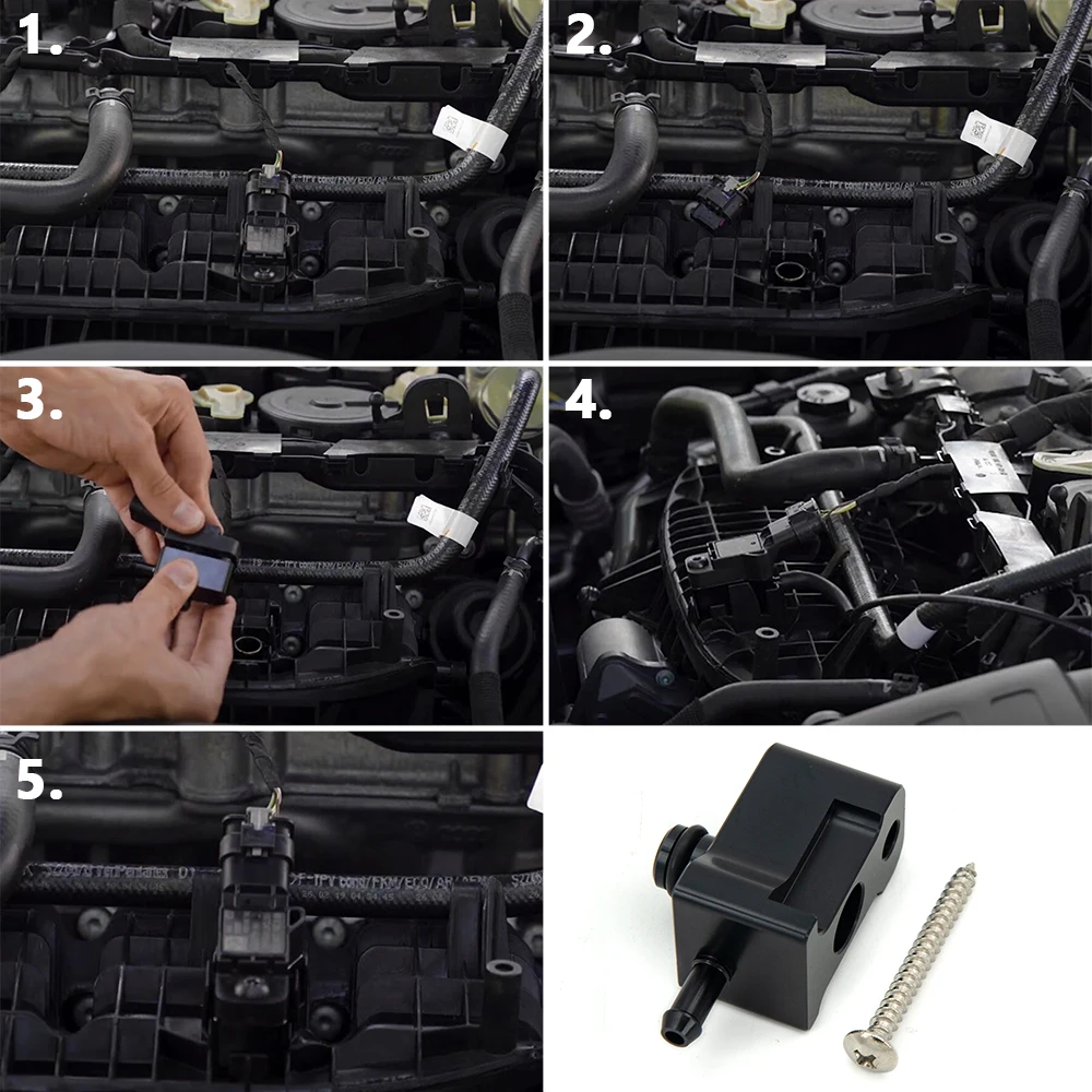 Усилитель крана выдувной клапан усилитель манометр адаптер для Audi VW TSI EA888 Gen3 1 8 t 2