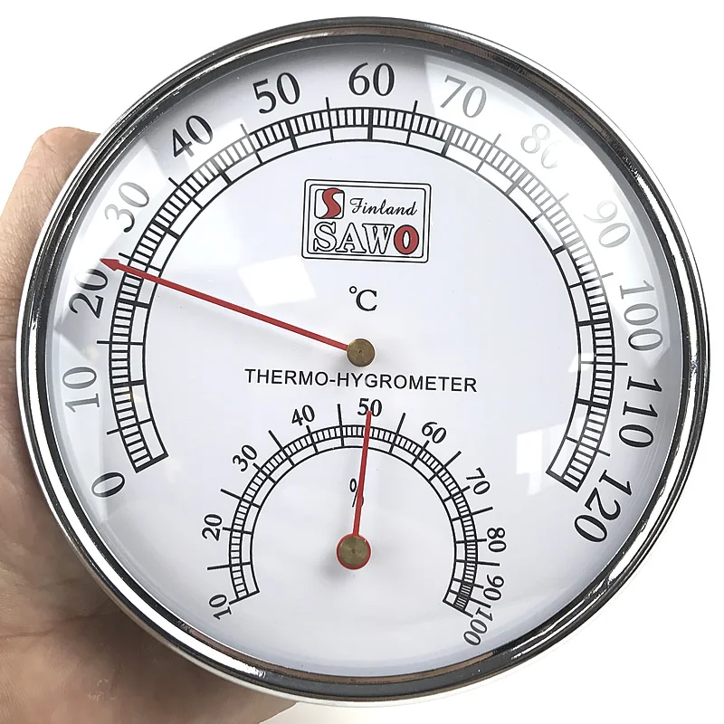 Термометр и гигрометр для сауны чехол из нержавеющей стали|Сауны| |