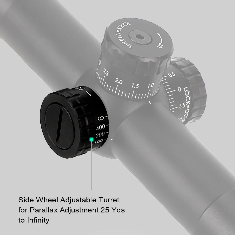 Ohhunt Guardian 10X44 Доставка SF Сезон осень зима охотничьи прицелы сбоку параллакса