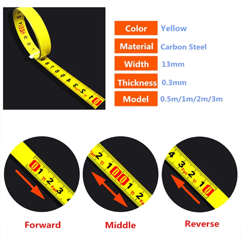 Самоклеящаяся лента для торцовочной пилы измерительная подложка из стали дерева