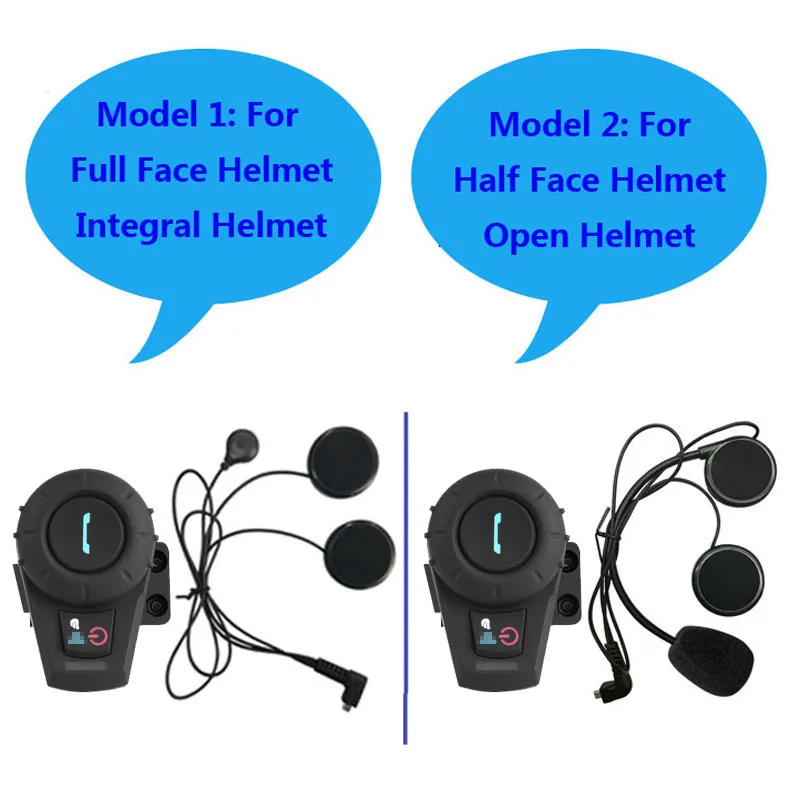 Гарнитура для мотоциклетного шлема FreedConn VB Bluetooth 500 м 2 шт.|helmet intercom headset|intercom