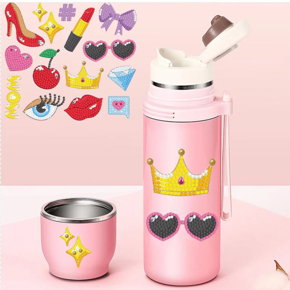 

5D Diamond Painting Stickers Kits for Kids DIY 5D Diamond Art Mosaic Stickers by Numbers Kits for Children,Boys and Girls