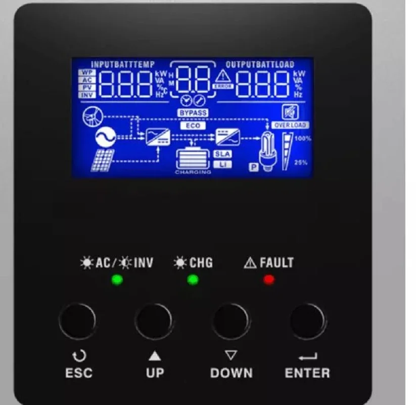 5000VA 5000w 48V Solar Inverter 80A MPPT Pure Sine Wave Off Grid solar without battery can running 120-450VD | Обустройство дома