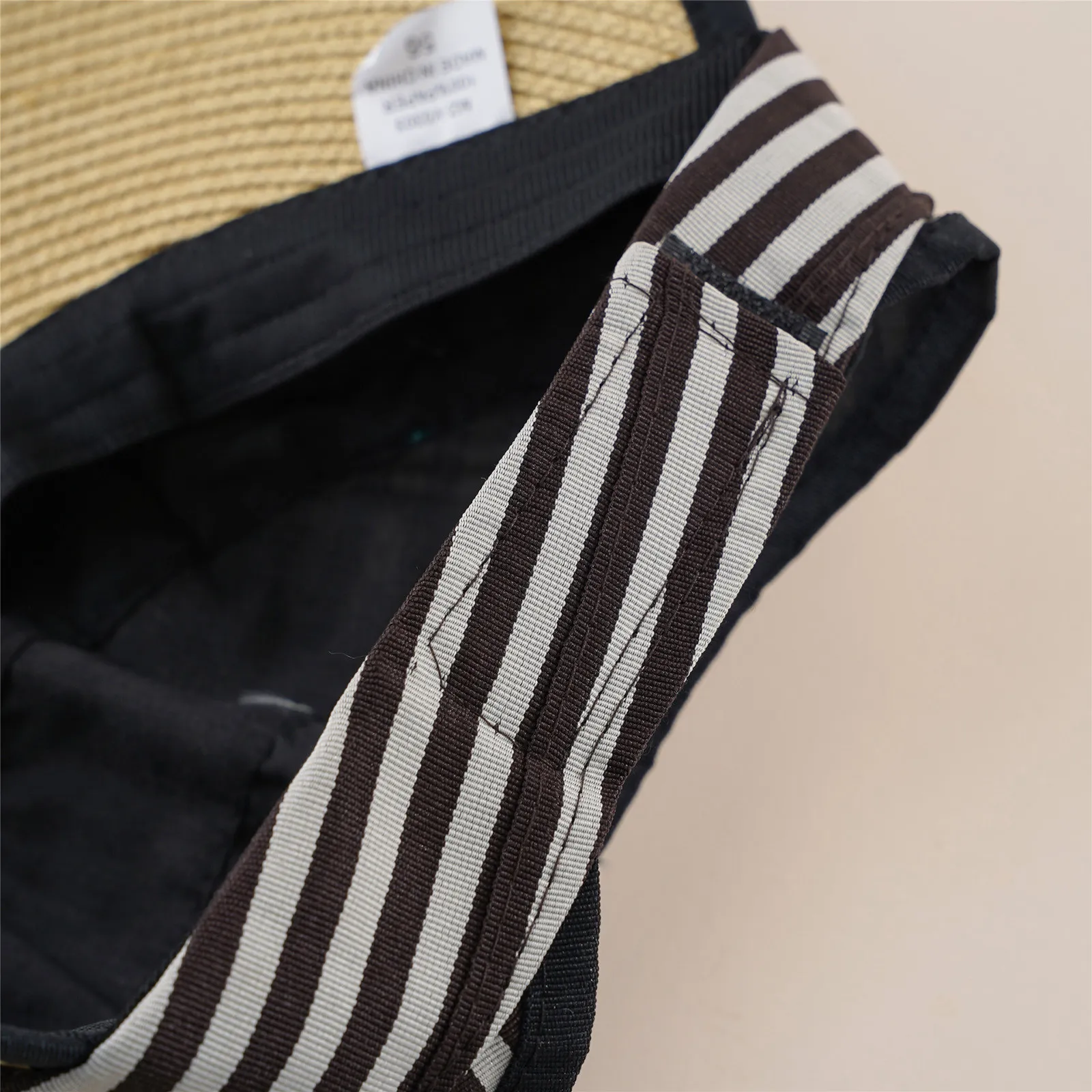 Новая летняя женская вязаная однотонная соломенная шляпа с бантом Регулируемая