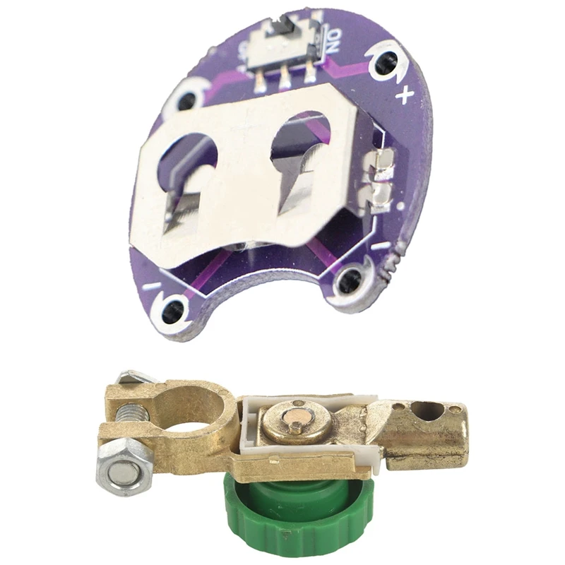 Для LilyPad монета Батарея держатель CR2032 крепление Модуль & выключатель 6V 24V 125 Amp