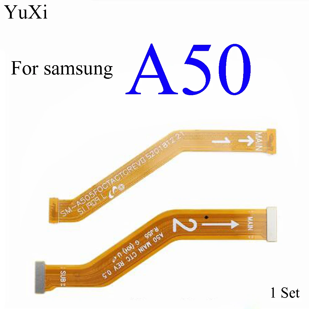 Материнская плата, главный коннектор экрана LCD и гибкий USB-кабель для Samsung Galaxy A10 A20 A30 A305F A50 A40S A40 A60 A60S A705F.