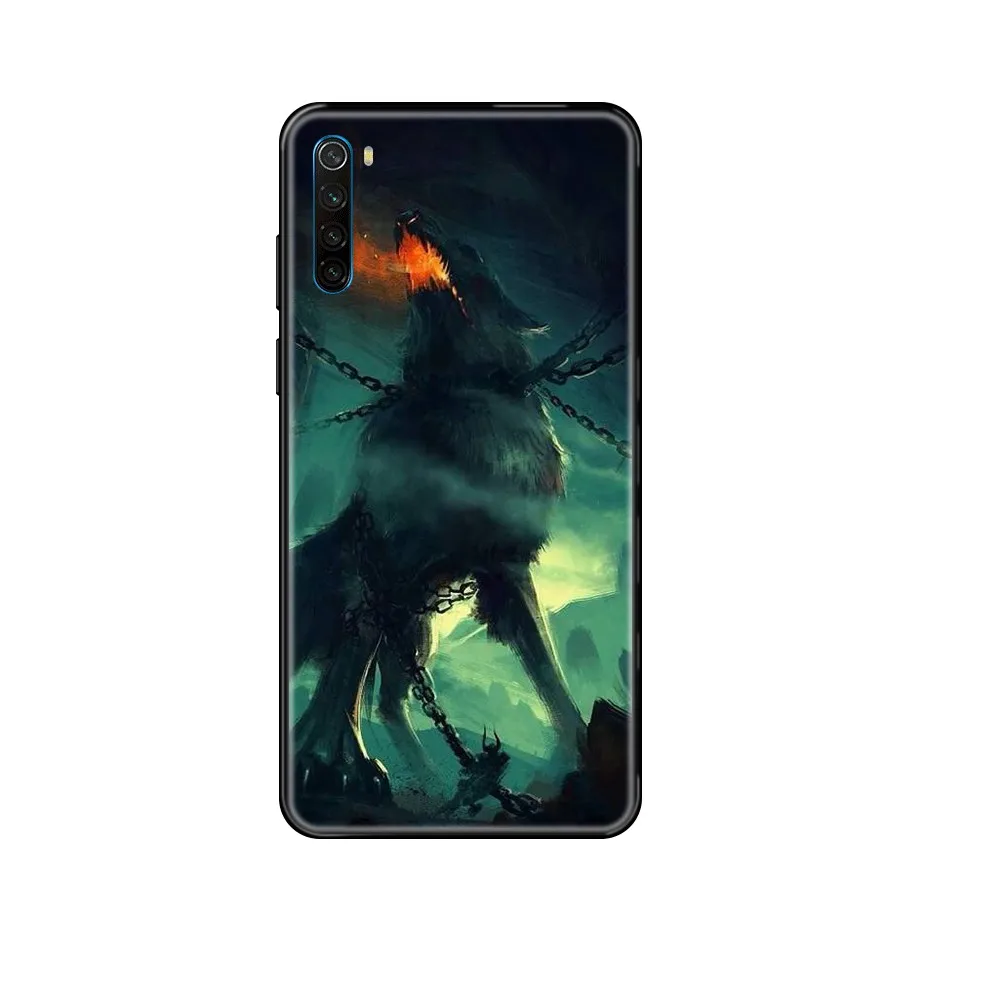 Водонепроницаемый чехол из ТПУ с 3d-изображением волка Etui для телефона Xiaomi Redmi Note S2