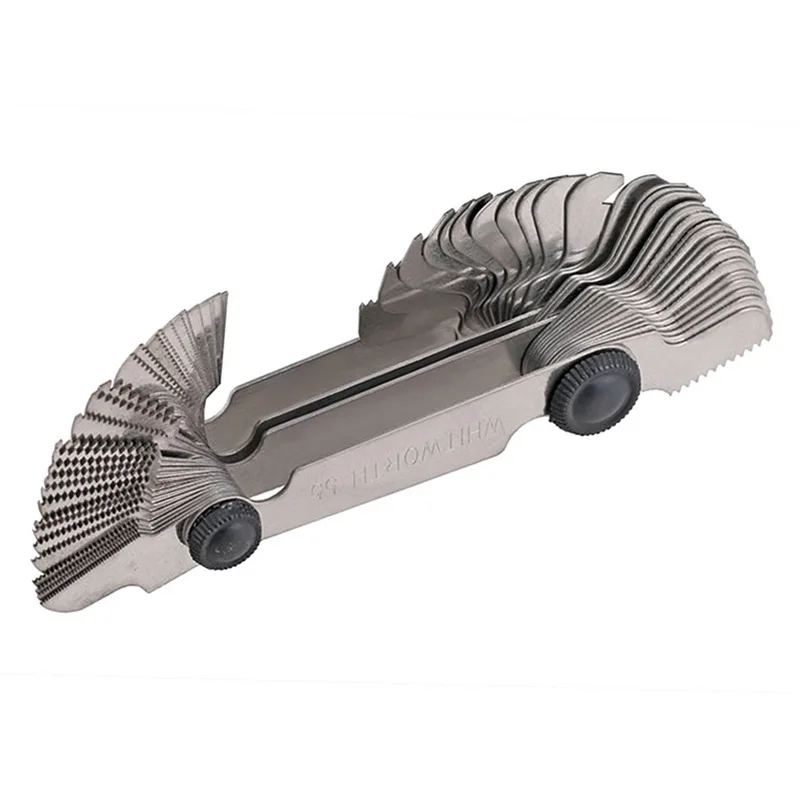 Измерительный прибор двухголовочный метрический для измерения шага резьбы