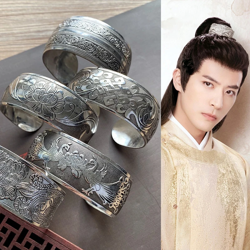 2021 китайские старые короны волос hanfu для мужчин и женщин заколки аксессуары