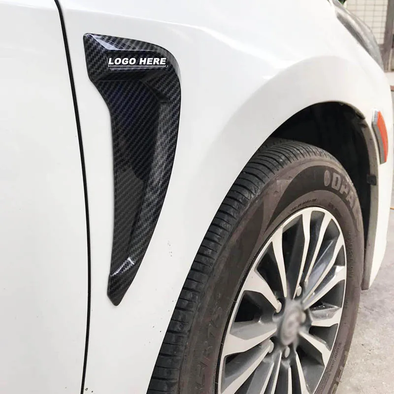 

New Accessories ABS Flexible Carbon Fiber Side Marker Fender Air Flow Car Sticker FOR M2 X1 X2 X3 X4 X5 F10 F30 E46 Z4 X6 M3 M5