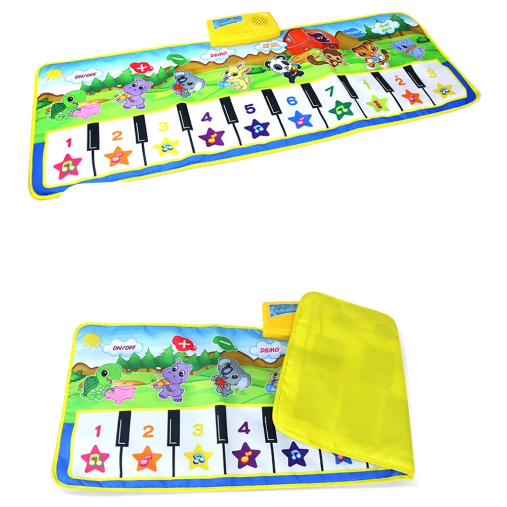 Клавиатура пианино танцевальный коврик электронный Забавный с прессом в виде