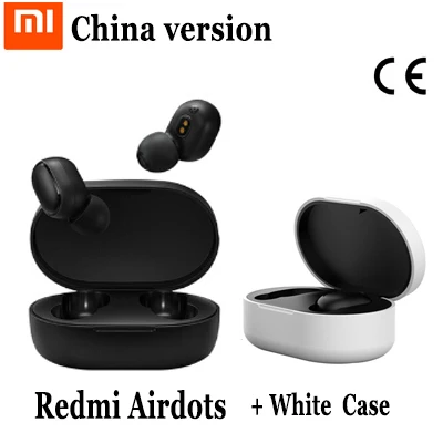 CN add White Xiaomi Redmi AirDots TWS Bluetooth 5,0 беспроводные наушники для зарядки 8D Bass стерео наушники с микрофоном свободные Наушники управление AI - Цвет: CN add White
