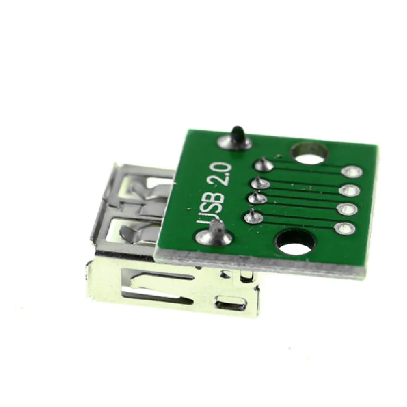 1 шт. USB 2 0 гнездо для DIP 54 мм Pin 4P модуль адаптера | Электроника