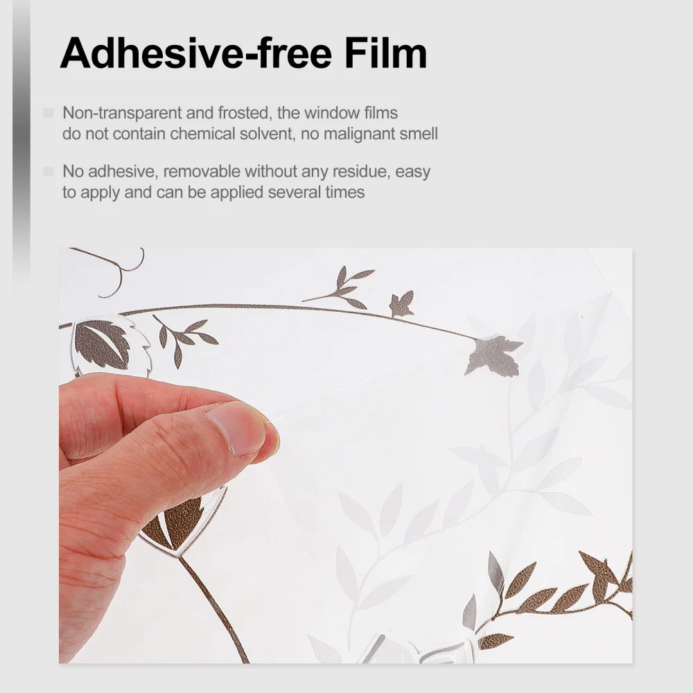 

1Pc Non-transparent Window Film Glass Decals Privacy Protection Glass Film