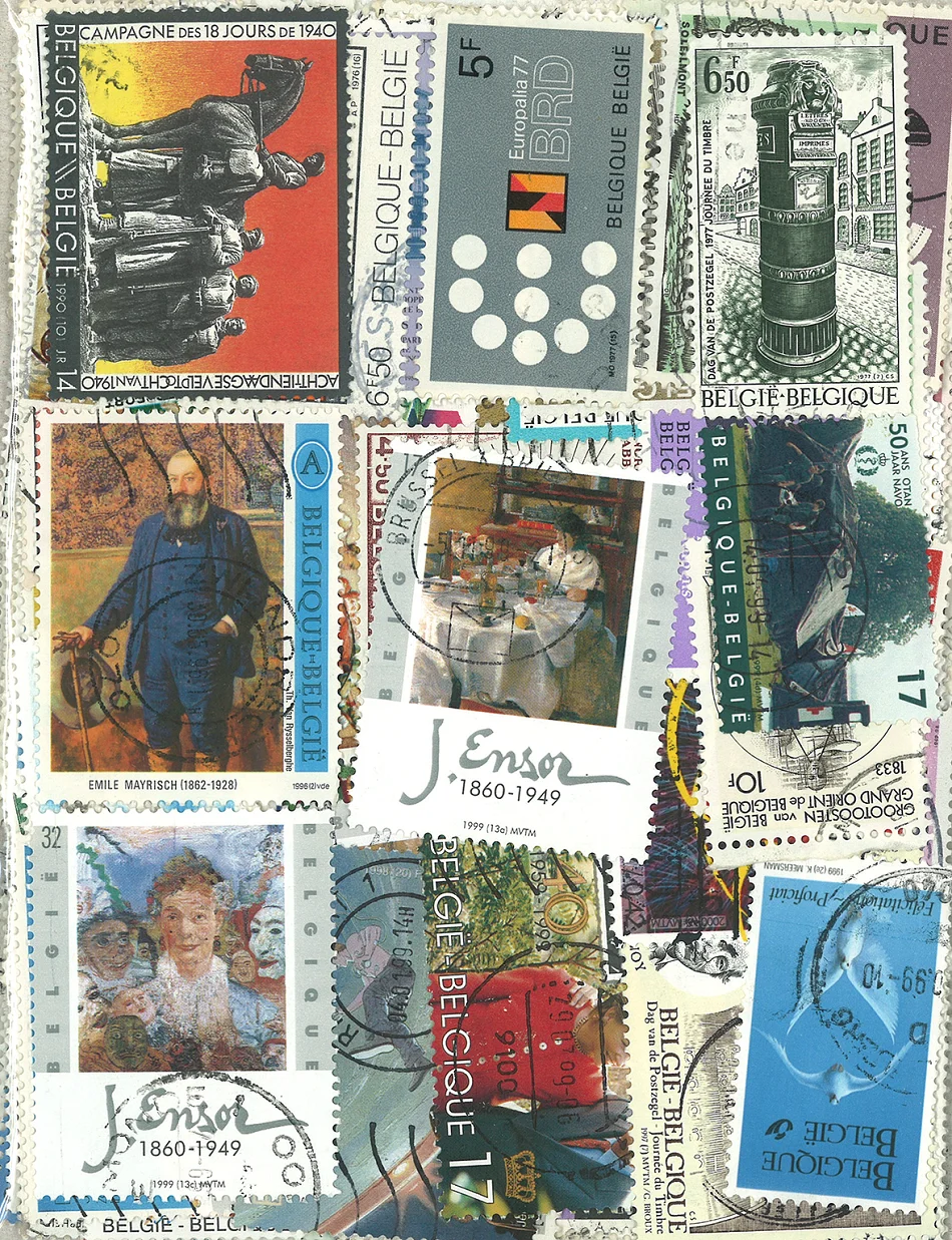 

270Pcs/Lot Belgium Stamp All Different NO Repeat with Used Postmark Postage Stamps for Collecting