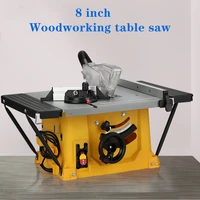 8 inch multi functional woodworking table saw floor saw electric cutting machine oblique cutting board saw flip over saw