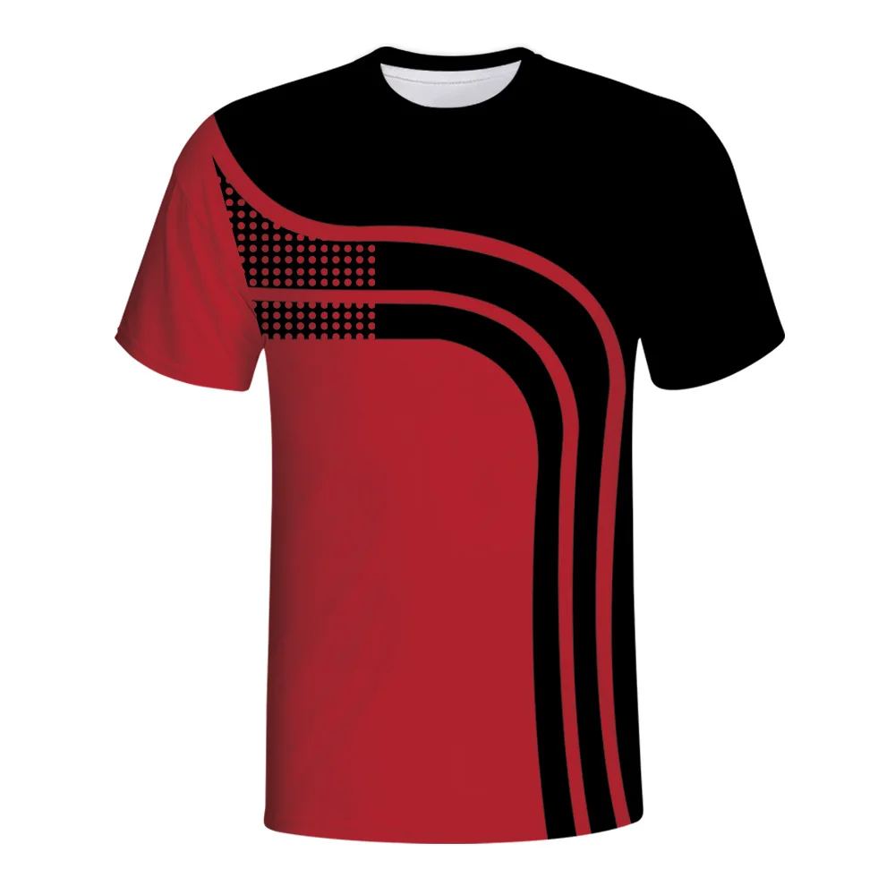 

Fashion New 3D Printing Summer Hot Sale Short-sleeved Round Neck Men and women Same Sports T-Shirt