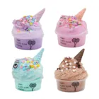 Симпатичное пушистое мороженое, эластичное снятие стресса, сенсорная грязь, очаровательные облака, игрушки сделай сам, мягкая глина, игрушка для декомпрессии