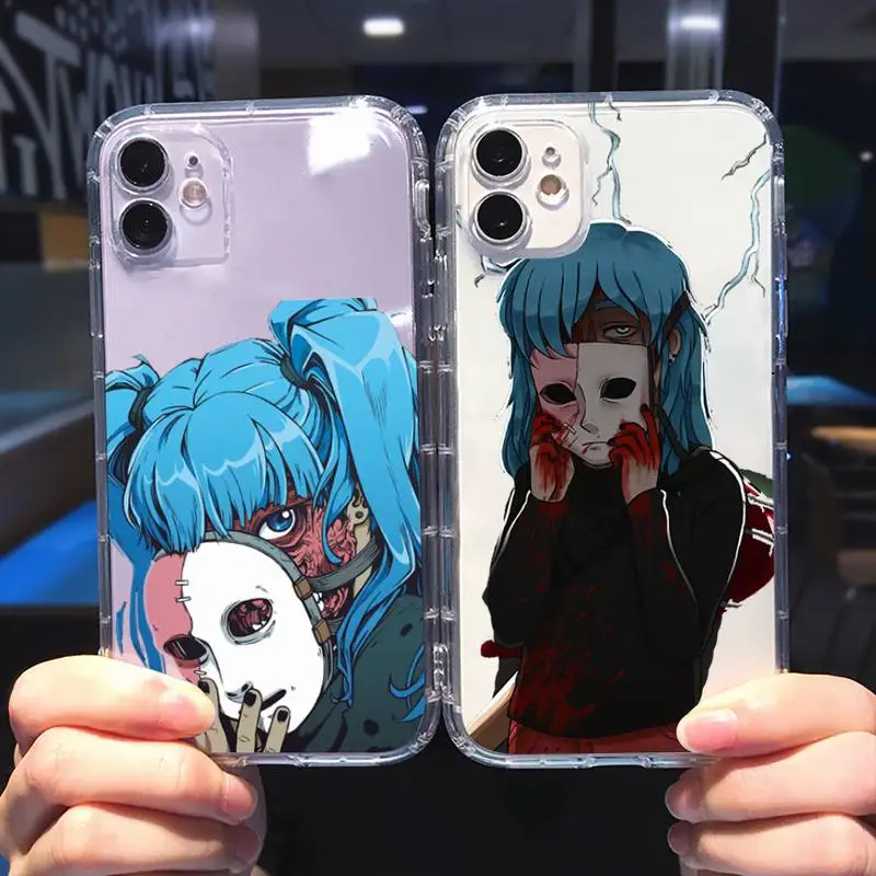 

sally face game Phone Case For iphone 13 12 11 8 7 plus mini x xs xr pro max Transparent soft