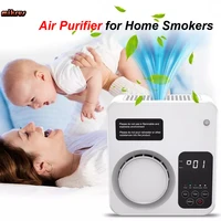 Air Purifier for Home Smokers Allergies Quiet in Bedroom Filtration System Cleaner Eliminators Odor Smoke Dust Mold Smart Switch