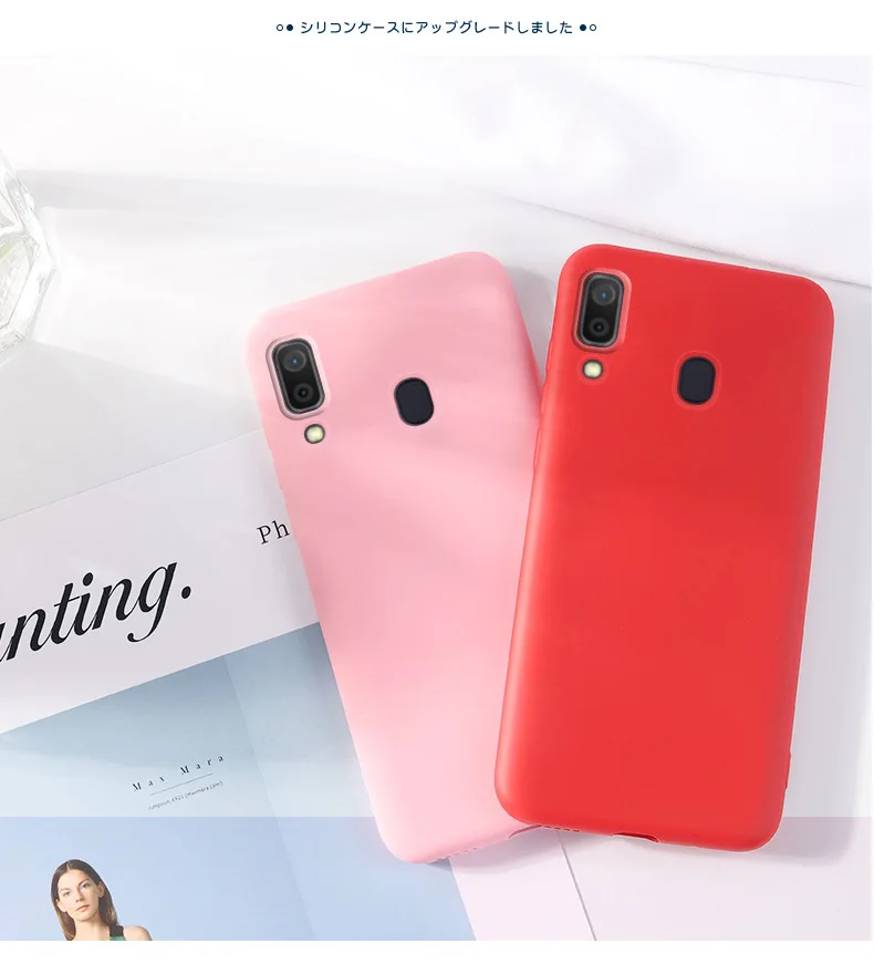 100 шт. для samsung A10 20 30 40 50 60 70 силиконовый чехол A20E жидкий силикон мягкий чехол M10 20 корпус для мобильного телефона, все включено M30