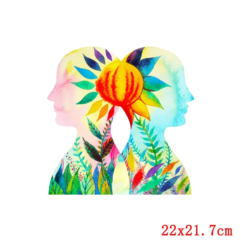 Термотрансферная аппликация с надписью Love|Заплатки| |