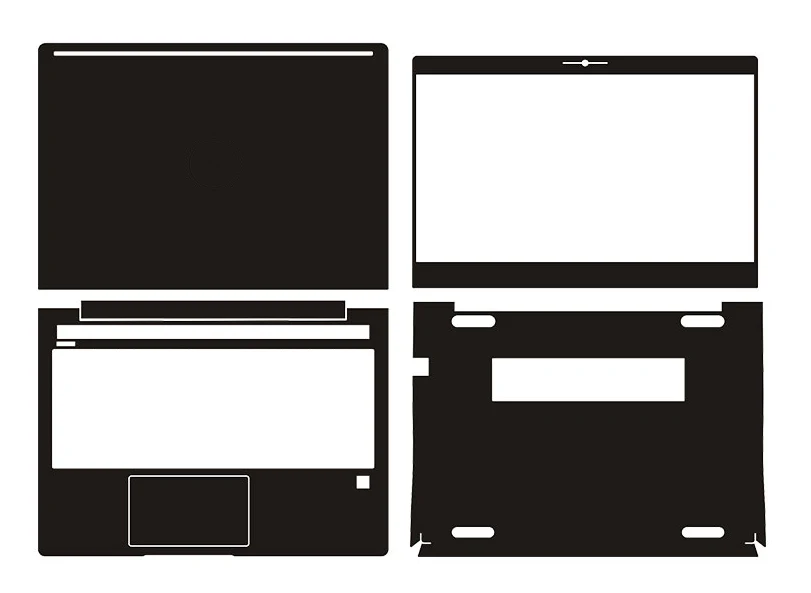 Наклейка для ноутбука наклейки из углеродного волокна защитная крышка HP ProBook 440 G6