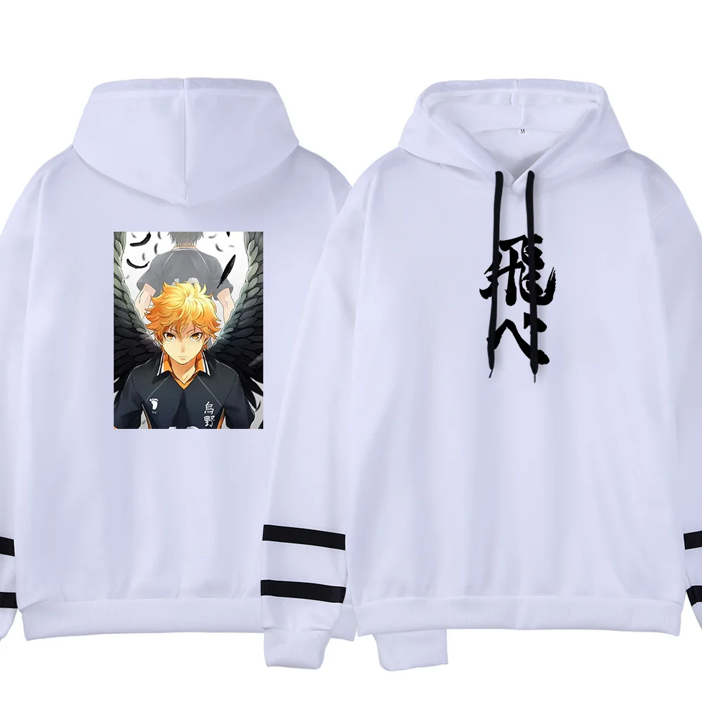 

Hinata And Kageyama Japan Hot Anime Printing Male Hoodies Fashion Brand Street Man Sweatshirts Comfortable Casual Men Clothes