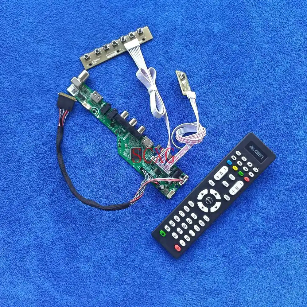 

Signal analog Fit LP154WP2/LP154WP3/LP154WP4 40-Pin LVDS Monitor drive board DIY Kit 1440*900 AV VGA USB HDMI-compatible LCD LED