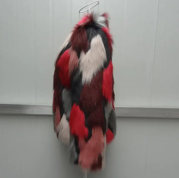 Autumn faux mink fur leather jacket womens round collar warm fur leather short coat women loose jackets winter thicken fashion