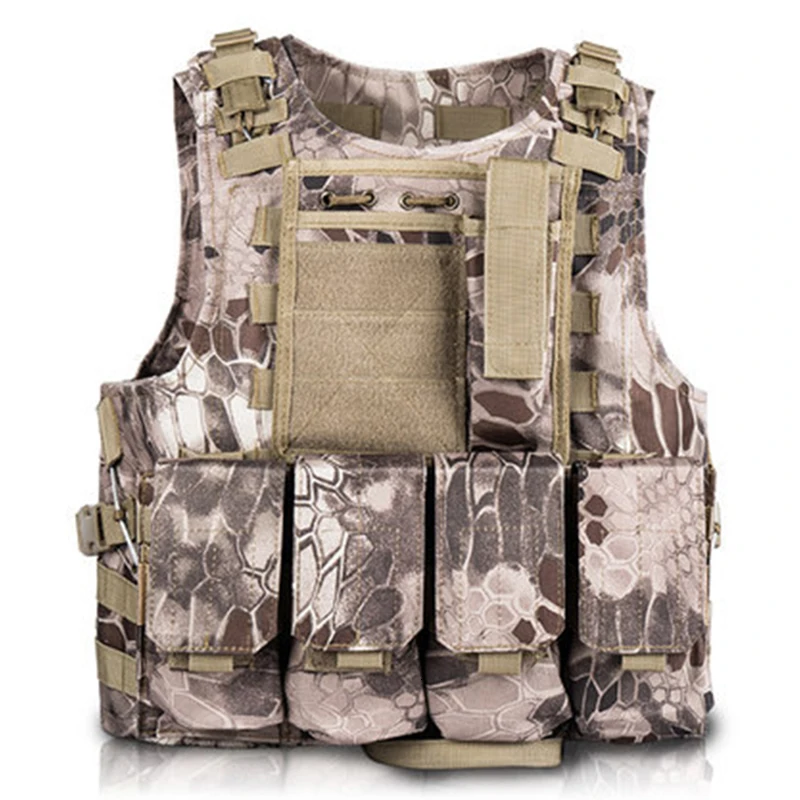 Мужской Камуфляжный тактический охотничий жилет Детская Военная армейская