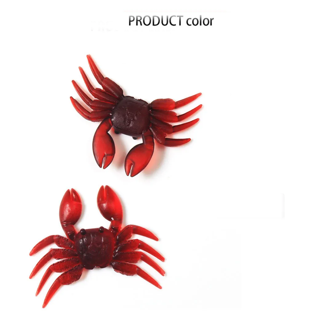 1Pcs Artificial Crab Lure Bait 3D Simulation Fishing Lures Soft Fish with Sharp Hooks June 17th | Спорт и развлечения