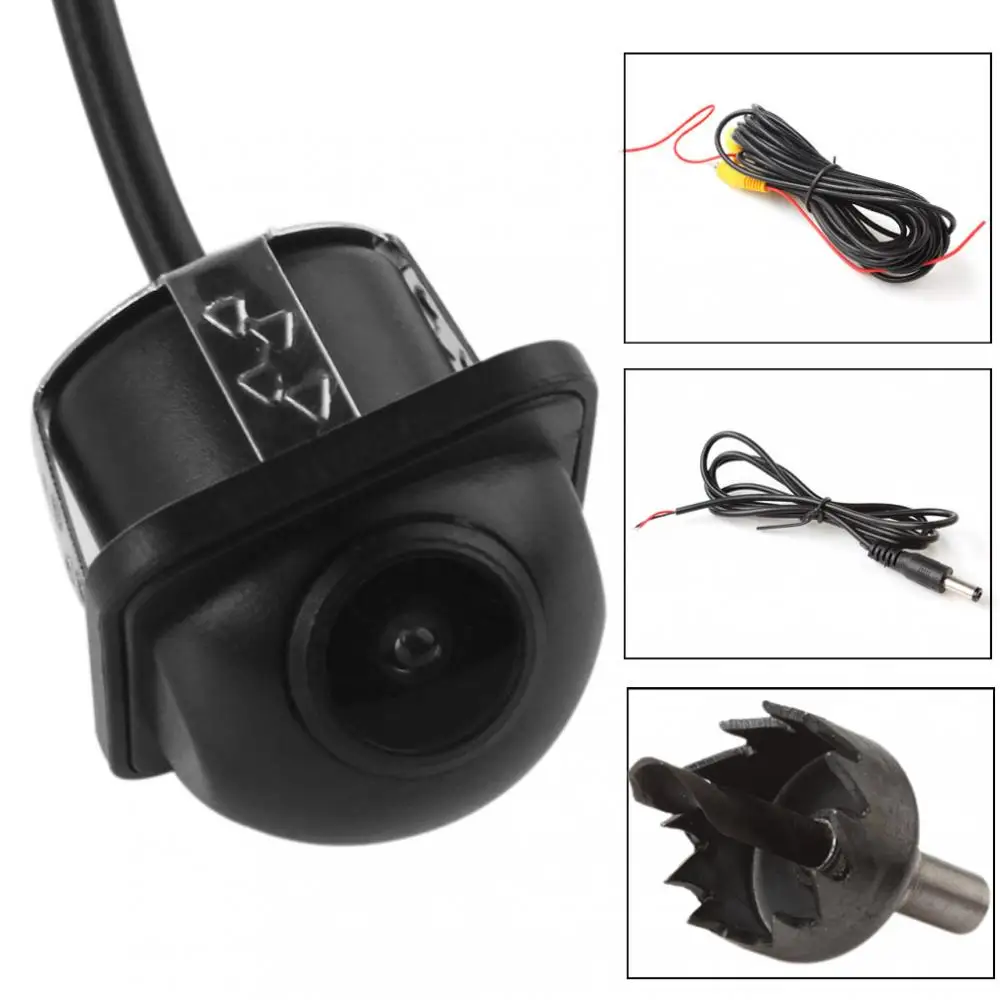 Водонепроницаемый Ночное видение парковки заднего вида Камера 170 Широкий формат