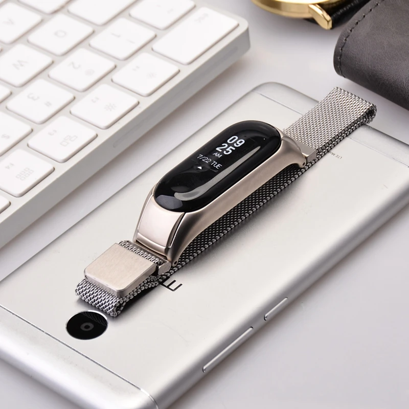 Сменный Браслет mi band 3, металлический ремешок на запястье, браслет из нержавеющей стали, браслет mi Band 3, ремешок для Xiaomi mi band 3, аксессуары