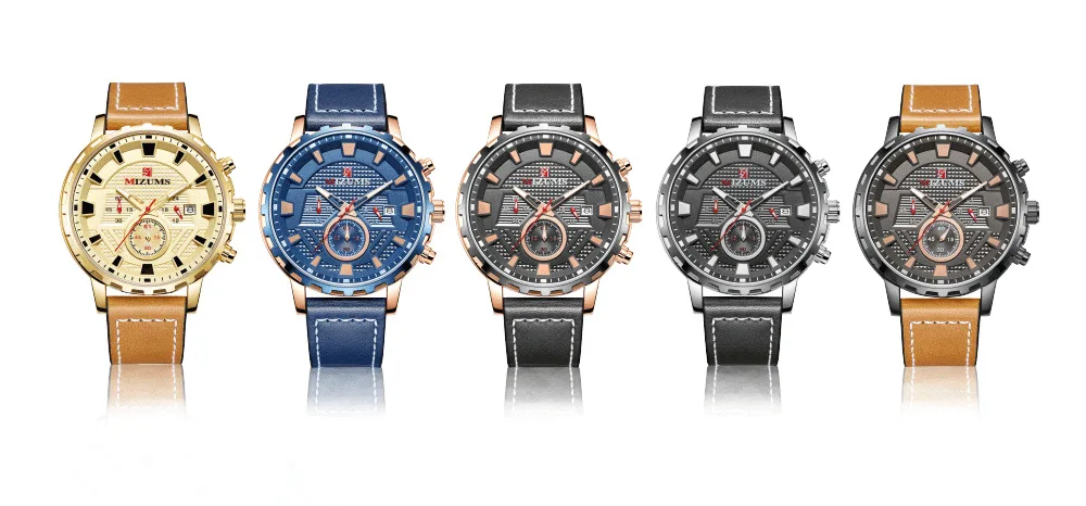 Повседневные спортивные часы для мужчин синие топ брендовые Роскошные военные кожаные Наручные мужские