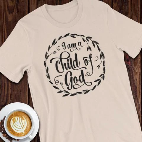 

I am a child of god t-shirt Christian women fashion funny slogan tees summer cotton quote graphic grunge tops gift tshirt- K030