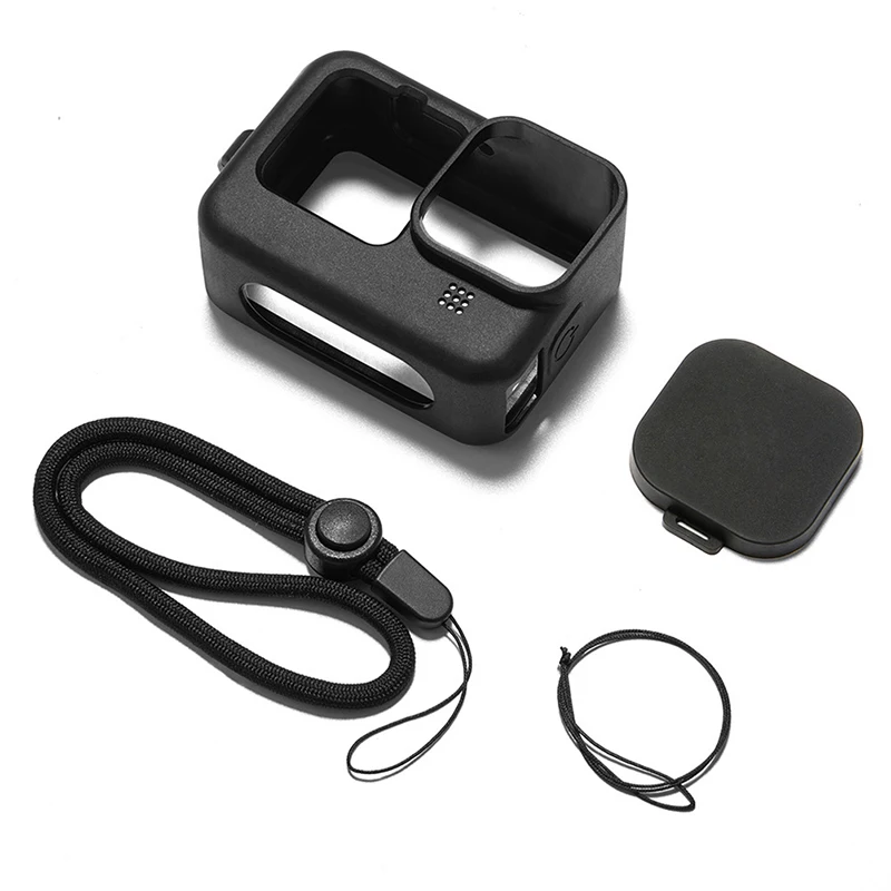 

Silicone Housing Case Camera Protective Frame Cover w/Lens Cap