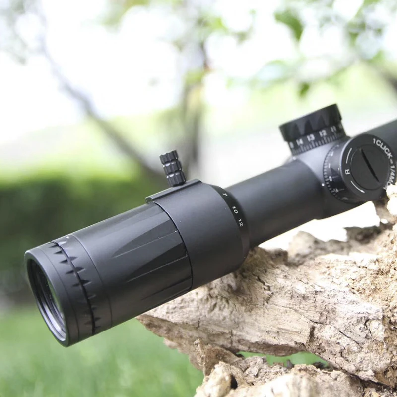 

YUBEEN 2-12X36 SFIR Hunting Scope With RED And Green Light Tactical Scope For Airsoft Air Guns Rifle Scope Sniper Hunting Range