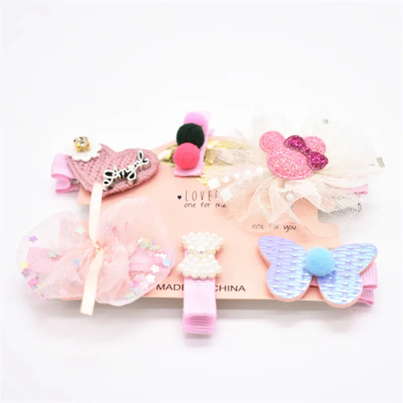 6 шт./комплект детские заколки для волос | Аксессуары одежды