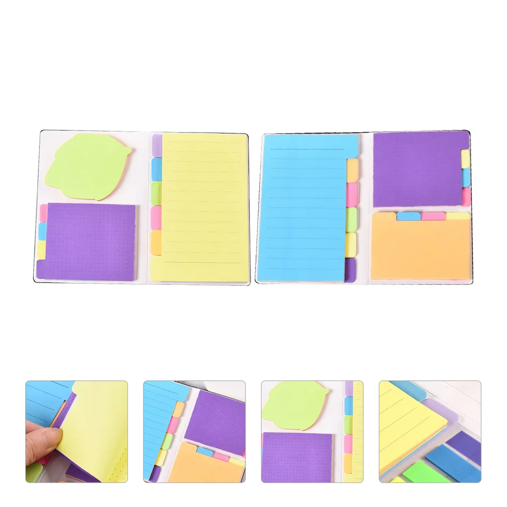 

2pcs Note Pad Memo Pad Design Notebook Multi-functional Student Stationery