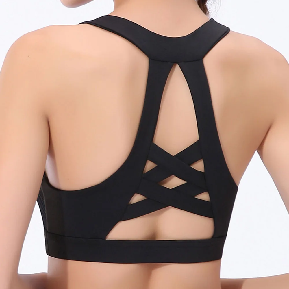

2020 Sexy Bra with Pads Seamless Push Up yoga fitness beauty back yoga vest Underwear Wireless Comfortable Bra