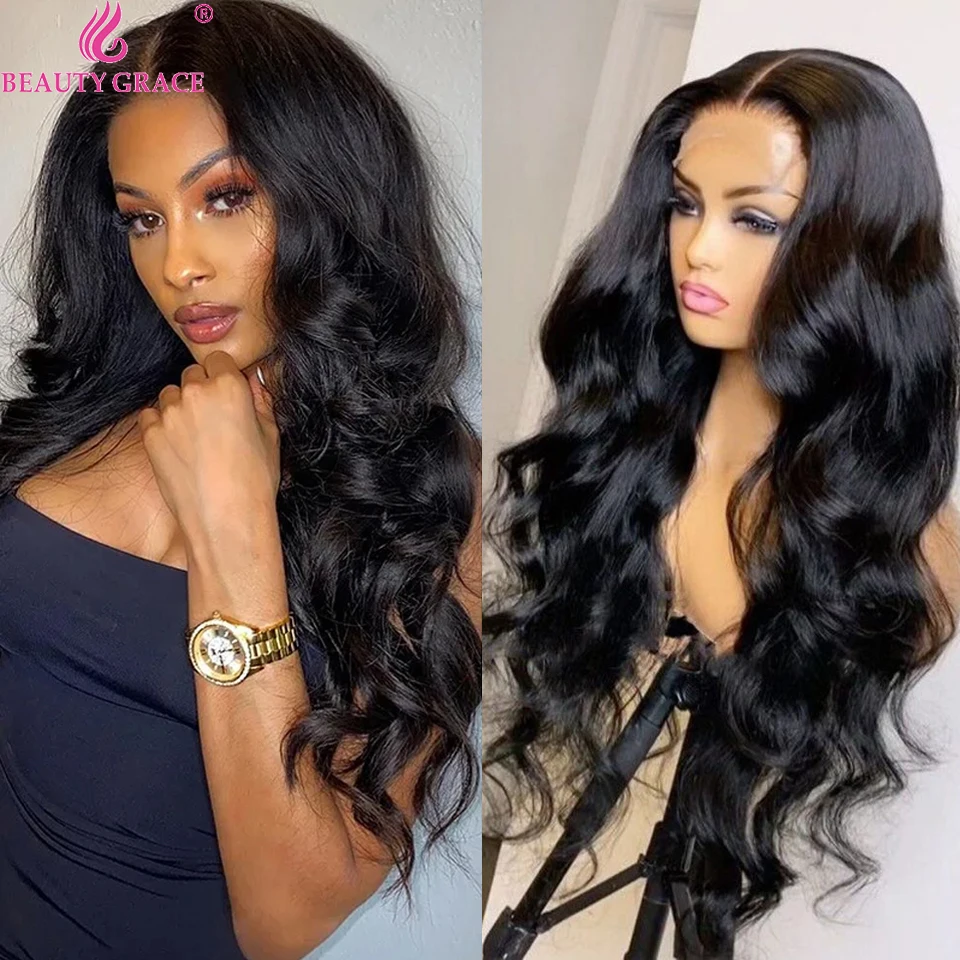 

Body Wave Human Hair Wig 4X4 Lace Front Wig Density 150% Human Hair Lace Frontal Wig 8-30Inches Body Wave Lace Closure Wig