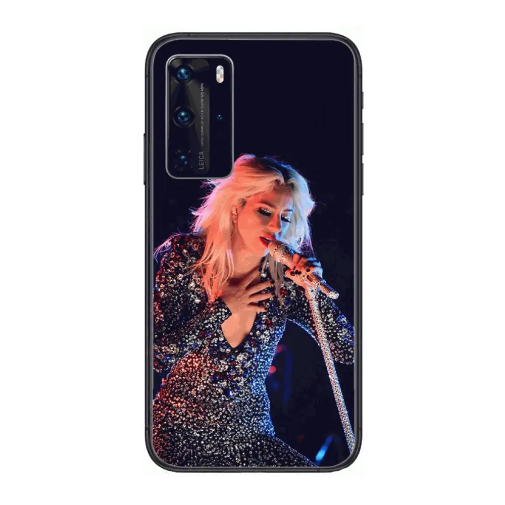 

L-Lady Gaga style Phone Case For Huawei P 40 30 20 10 9 8 Lite E Pro Plus Black Etui Coque Painting Hoesjes comic fashion