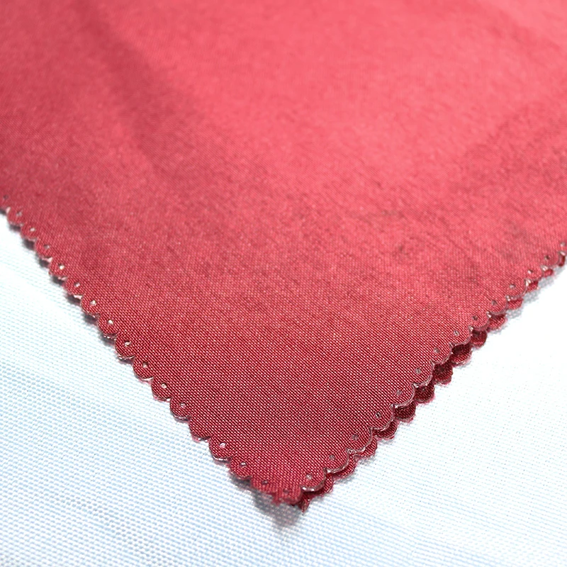 Высококачественные простые Столовые Салфетки из красного полиэстера для
