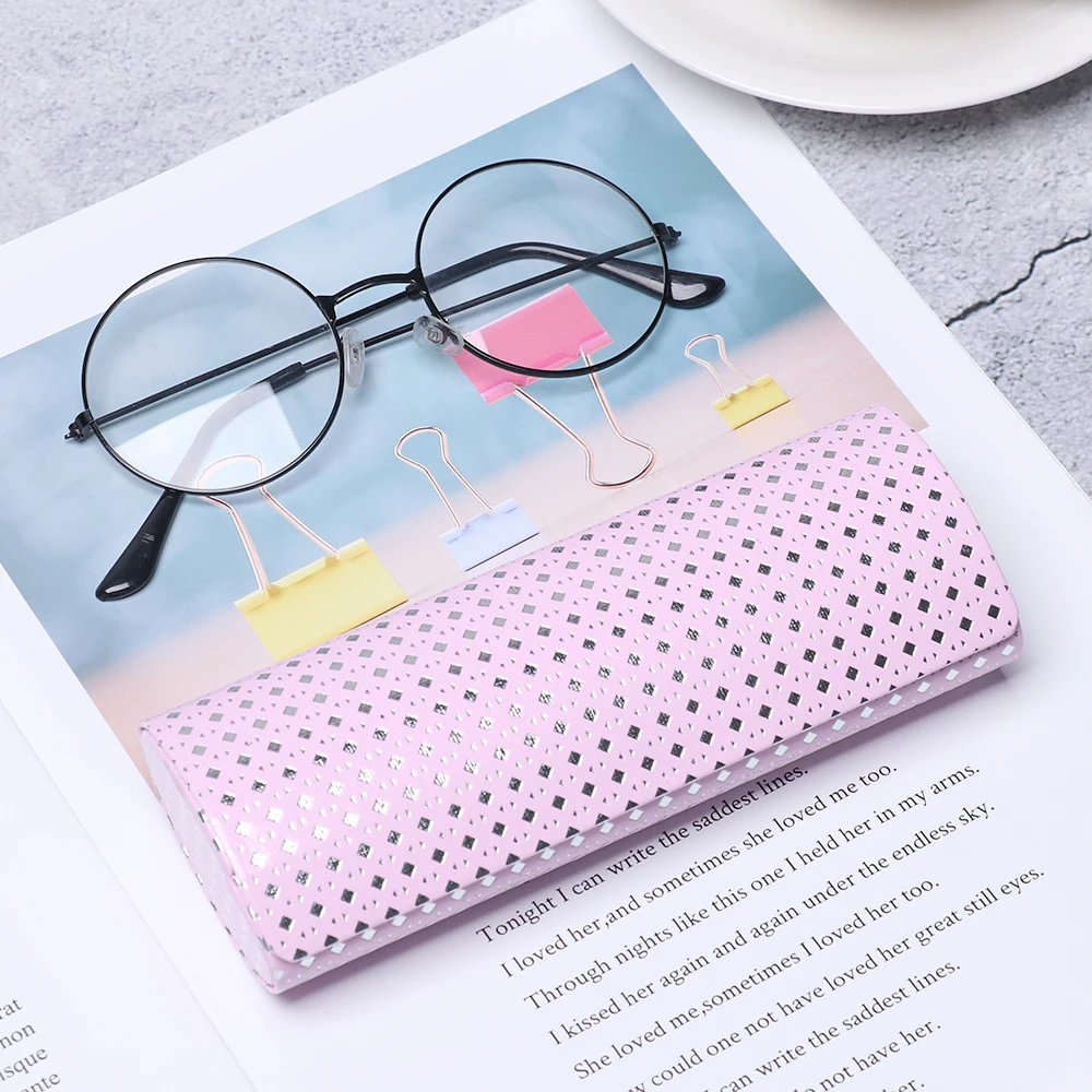 1PC Sunglasses Case Rectangle Vintage Spectacle Box Protable Imitation Wood Grain Hard Eye Glasses Protector Fashion Accessories |