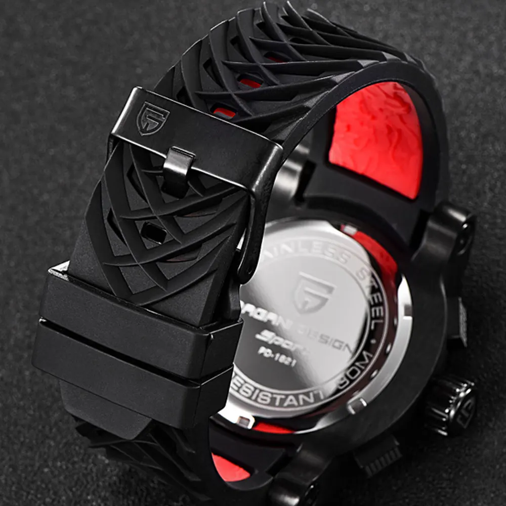 Часы Pagani design Мужские с хронографом кварцевые роскошные спортивные модные