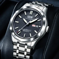 iw luxury men calendar display seiko nh36a automatic 100m waterproof mechanical wristwatches stainless steel strap reloj hombre