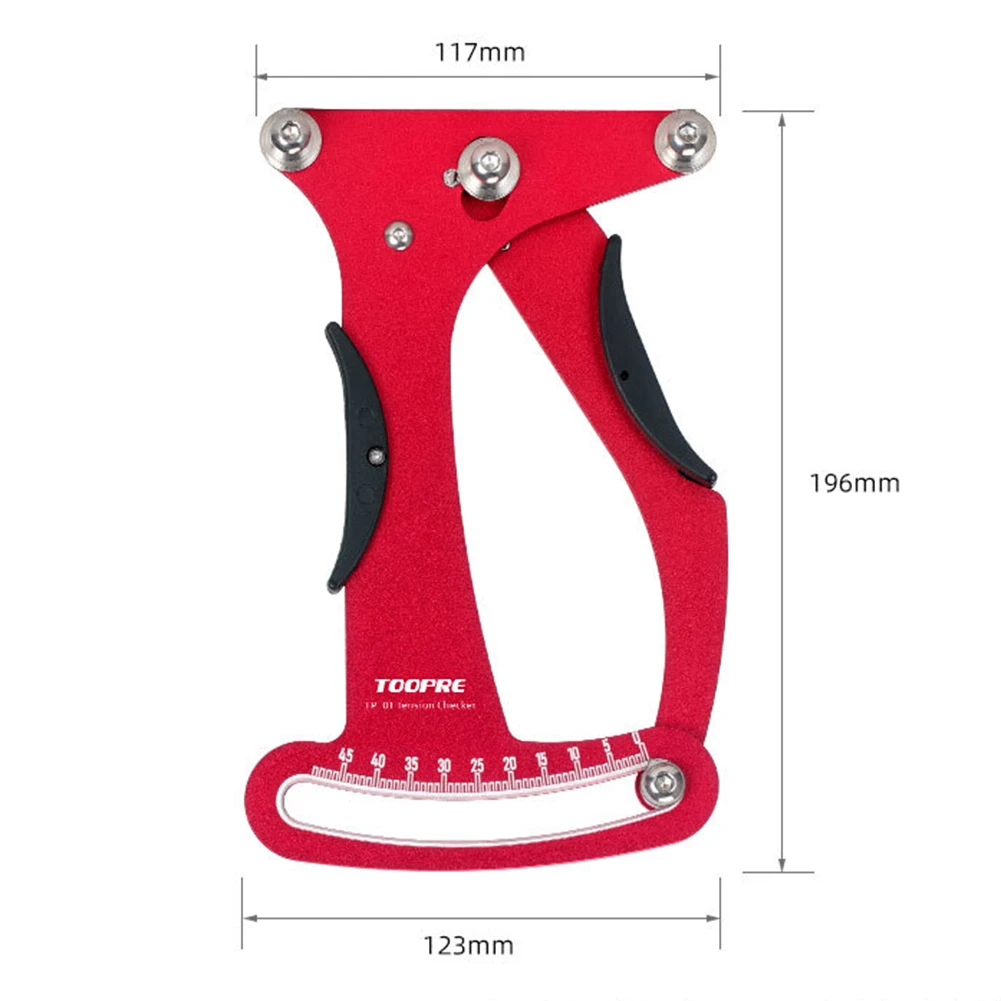 

1 Set Bicycle Spoke Tension Meter Aluminum Alloy Tensiometer Wheel Builder Tool Bike Spoke Tension Meter Measures Repair Tool