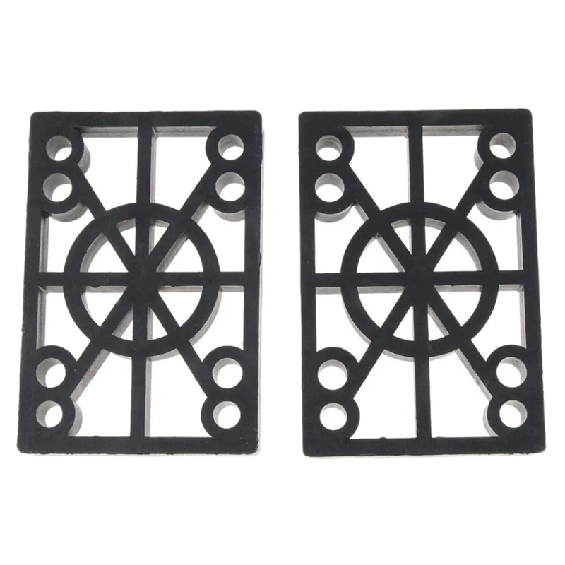 2Pcs Hard Plastic Skateboard Risers 12mm Longboard Shock Pads Land Surfing Skateboard Accessories